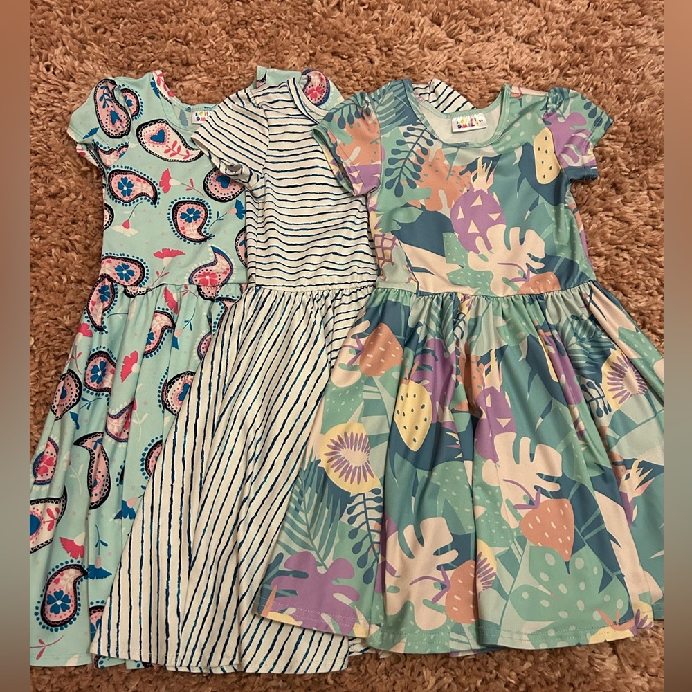 Dot Dot Smile Sz 5/6 Dress Bundle